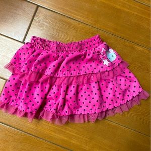 Hello Kitty Pink 💕 Polka Dot Skorts Size 7/8